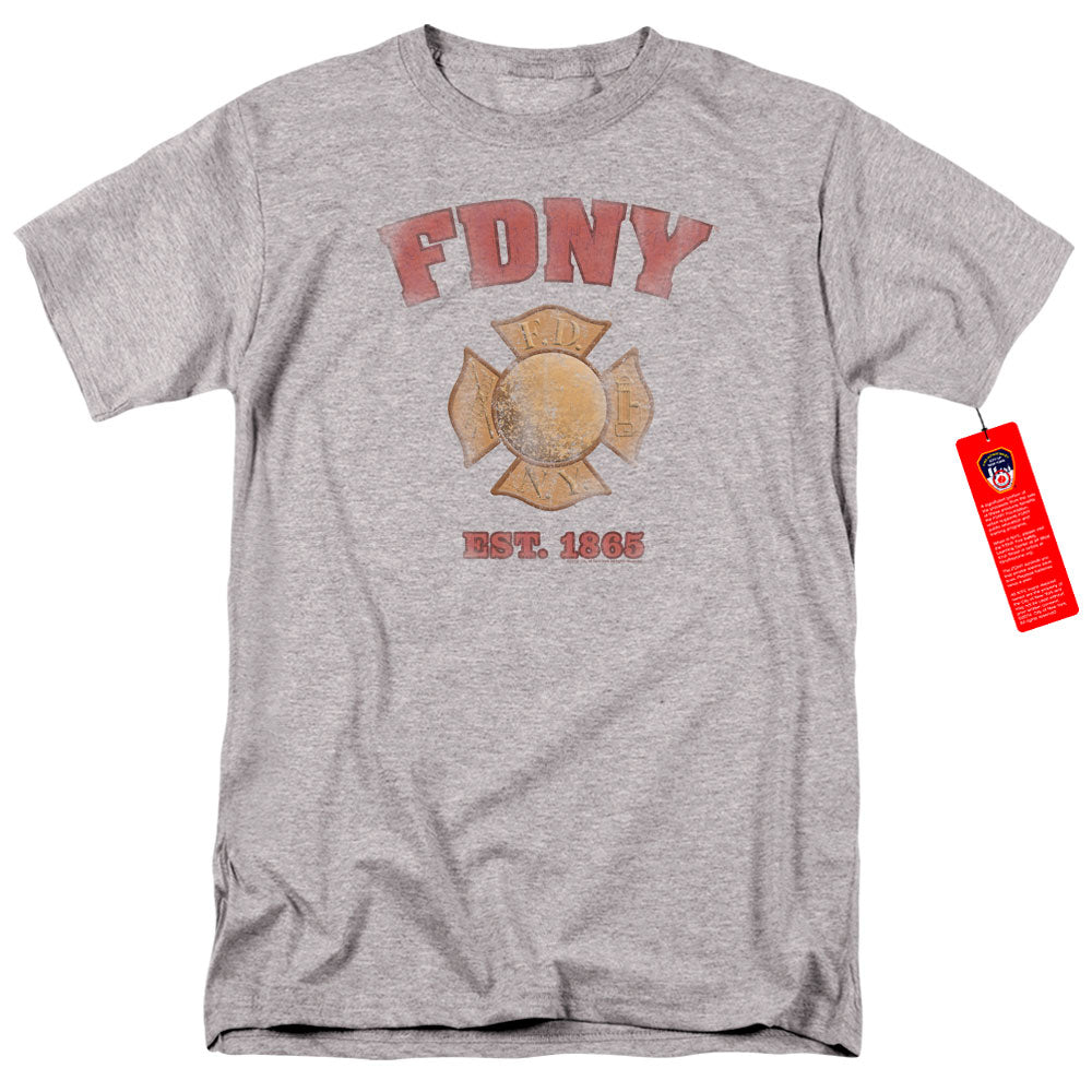 New York City Fdny Vintage Badge T-Shirt