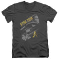 Star Trek Kirk 50 Year Frontier V-Neck T-Shirt