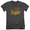 The Flash 8 Bit Flash V-Neck T-Shirt
