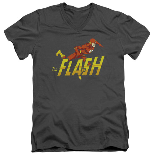 The Flash 8 Bit Flash V-Neck T-Shirt
