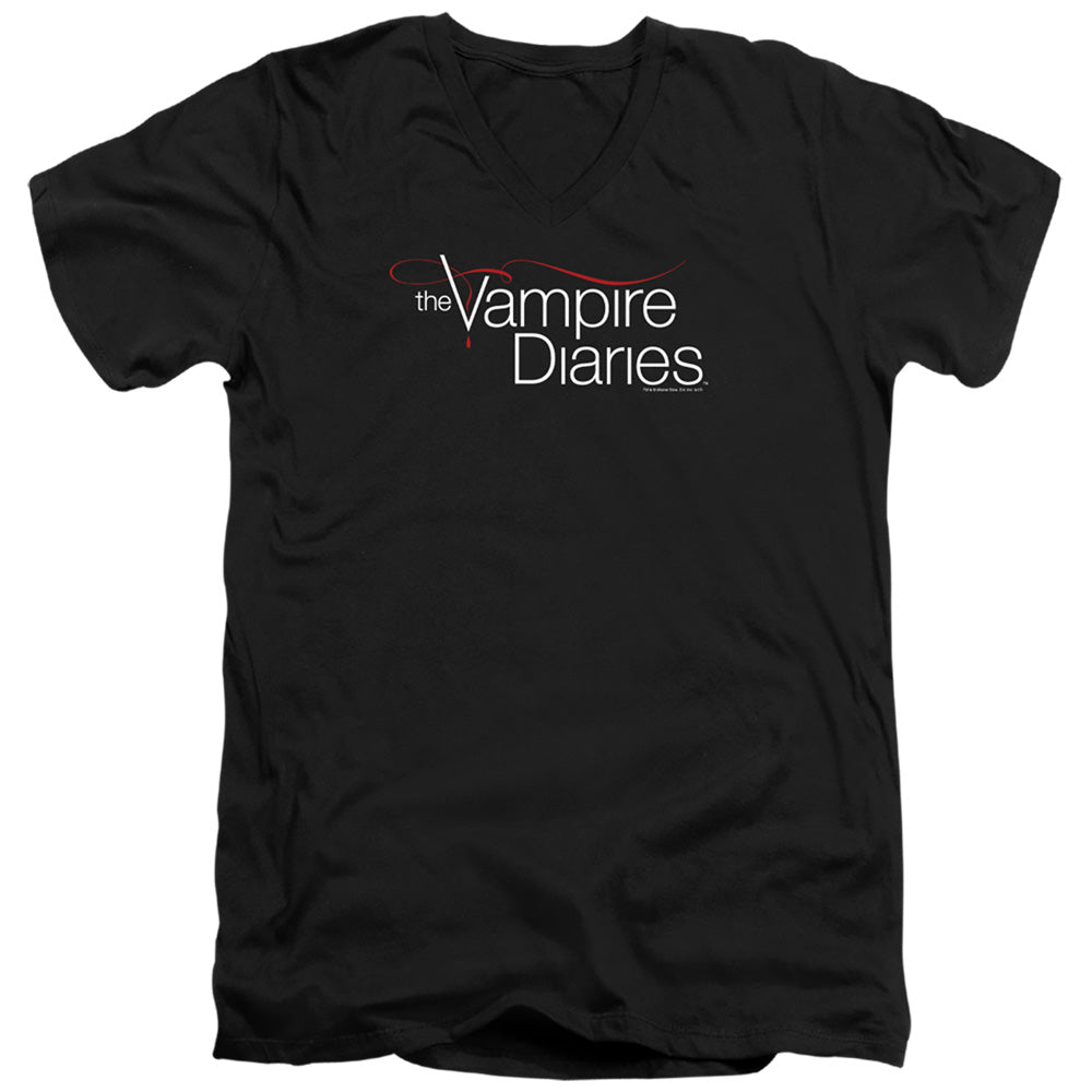 The Vampire Diaries Logo V-Neck T-Shirt