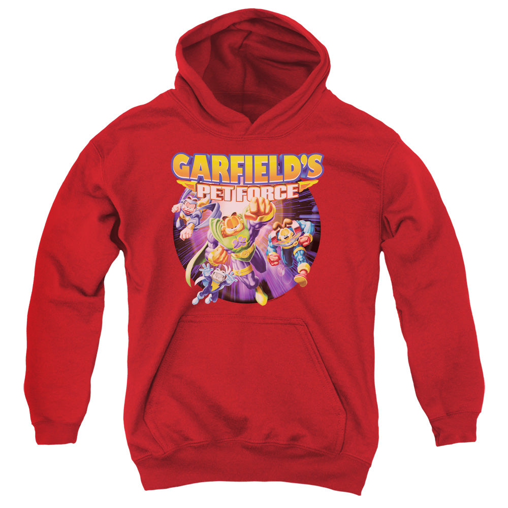 Garfield Pet Force Four Youth Hoodie
