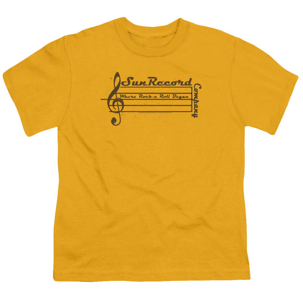 Sun Records Music Staff Youth/Toddler T-Shirt