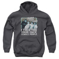 The Three Stooges Your Face Scares People Youth Hoodie