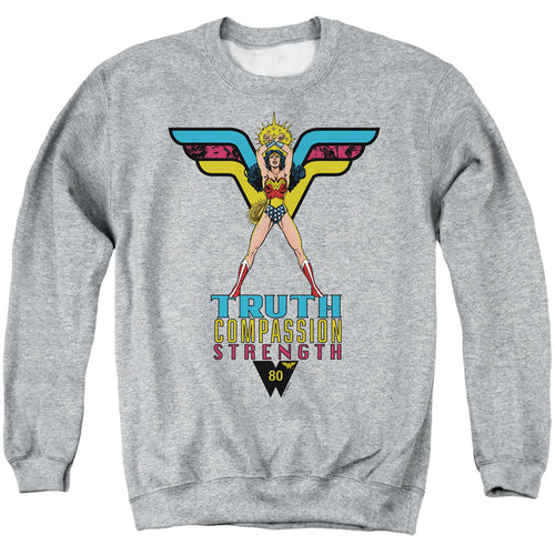 Wonder Woman Truth, Compassion, Strength Crewneck Sweatshirt