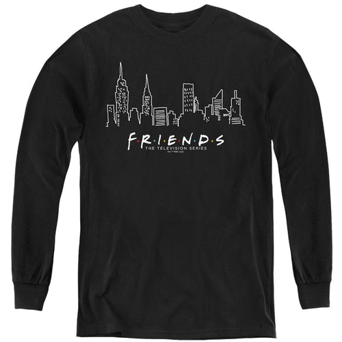 Friends Light Blueline Youth Long Sleeve T-Shirt