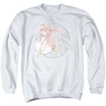 The Flash Retro Flash Iron On Crewneck Sweatshirt
