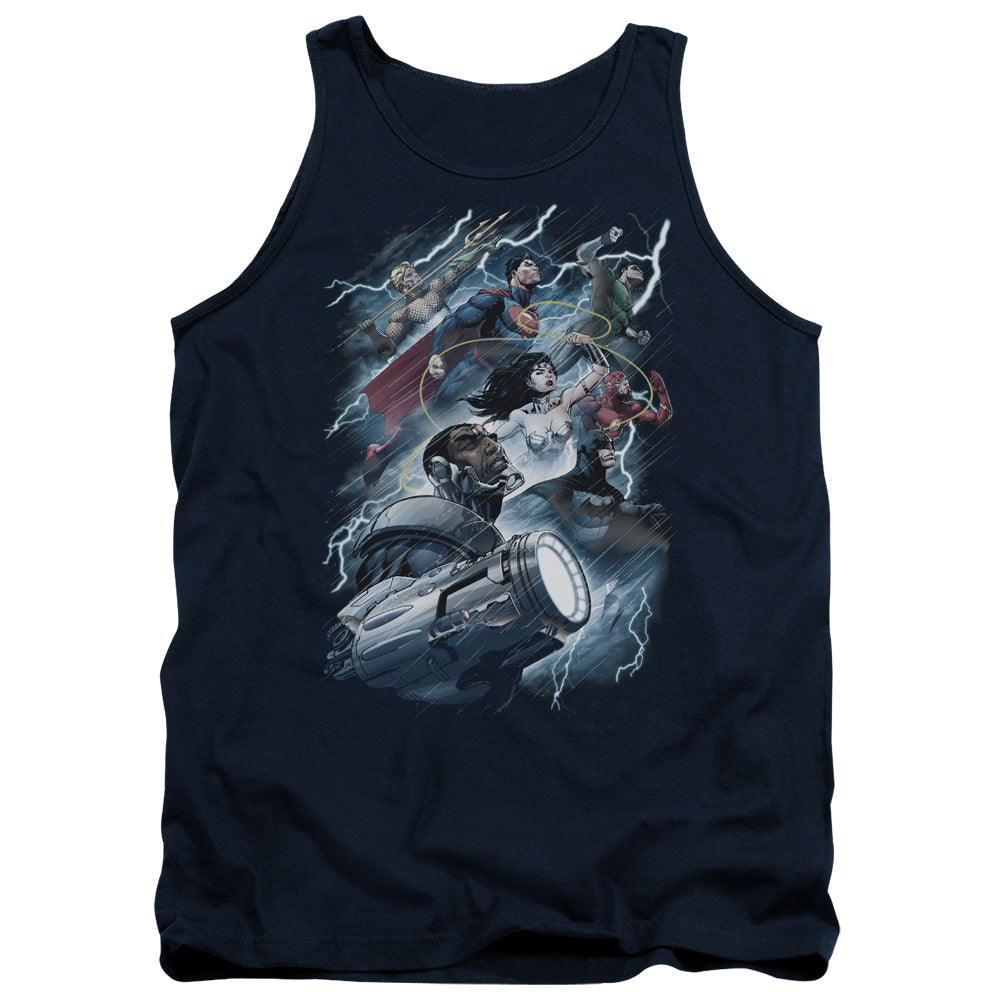 Justice League Ride The Lightening Tank Top