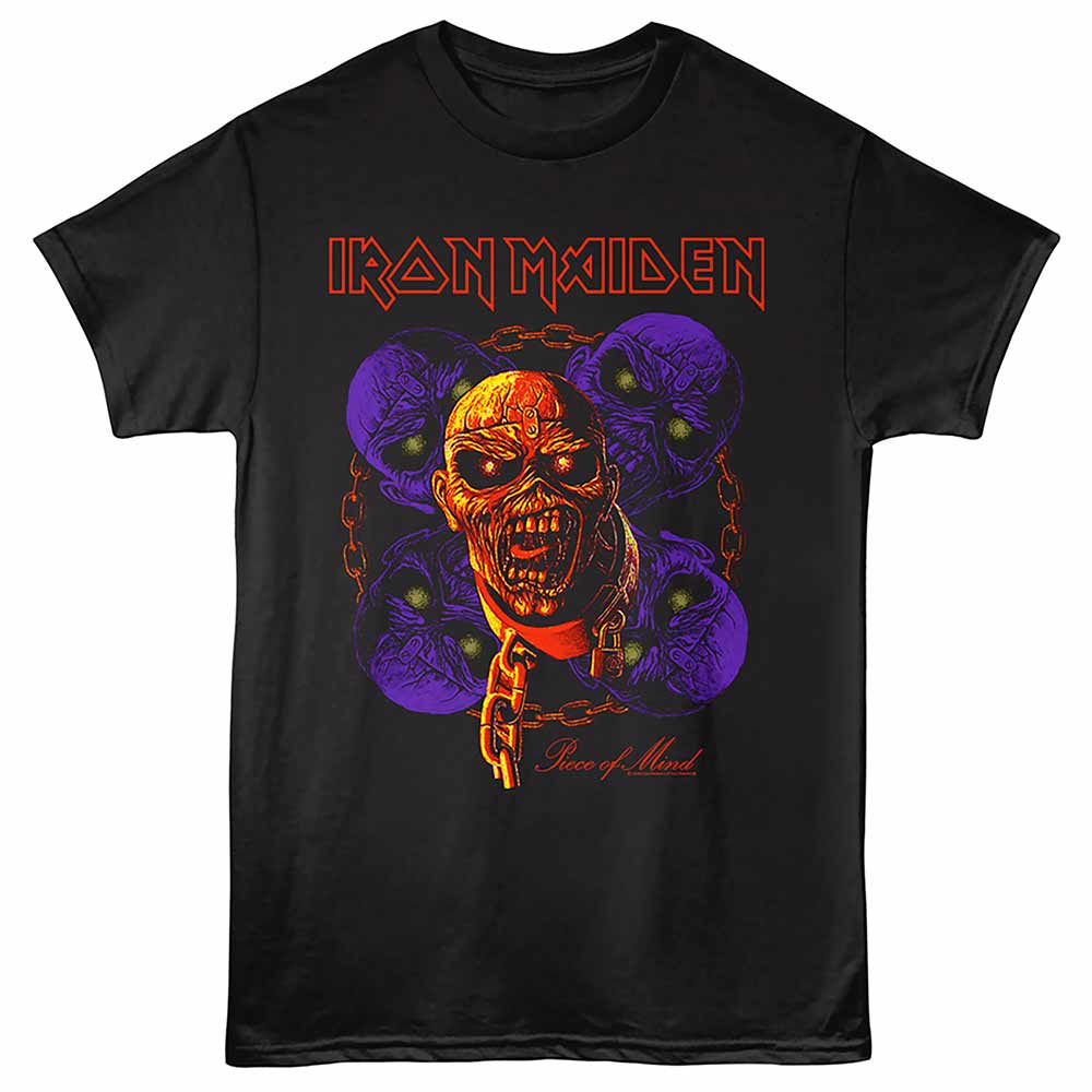 Piece of Mind Iron Maiden t-shirt in black