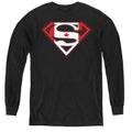 Superman Canadian Shield Youth Long Sleeve T-Shirt