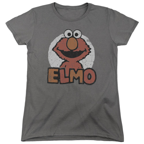 Sesame Street Elmo Name Womens T-Shirt