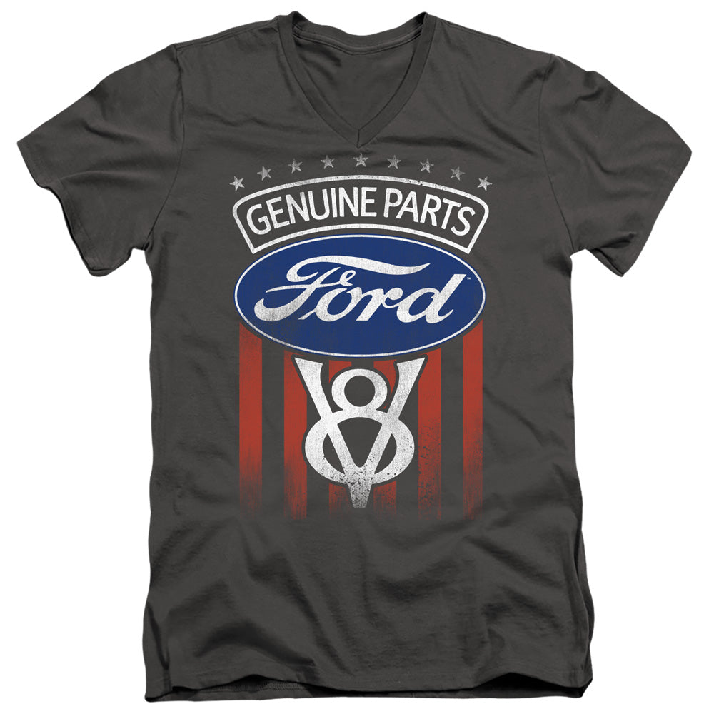 Ford Genuine Parts Flag V-Neck T-Shirt