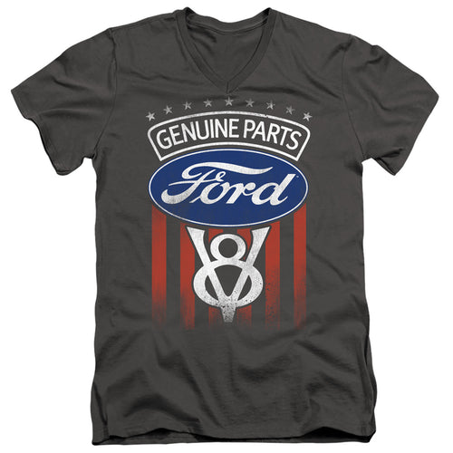 Ford Genuine Parts Flag V-Neck T-Shirt