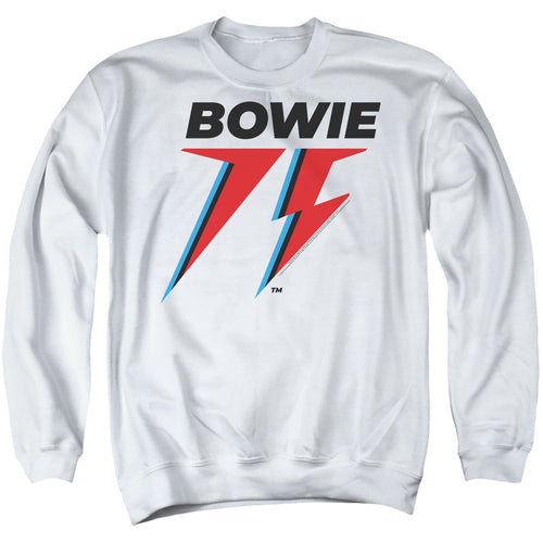 David Bowie Bowie 75 Logo Crewneck Sweatshirt