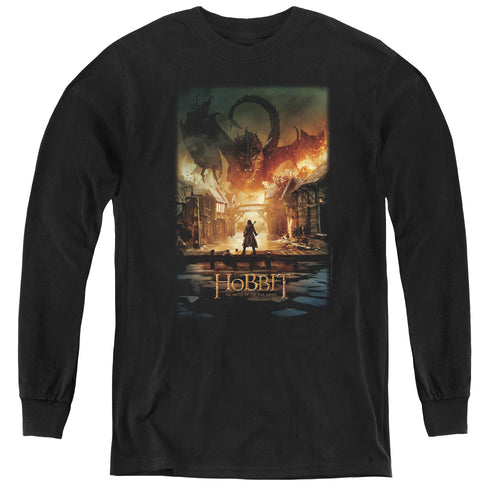 The Hobbit Smaug Poster Youth Long Sleeve T-Shirt