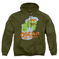 Sesame Street Flat Oscar Pullover Hoodie