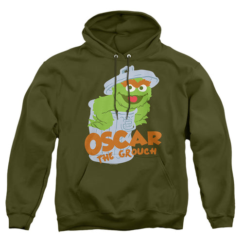 Sesame Street Flat Oscar Pullover Hoodie
