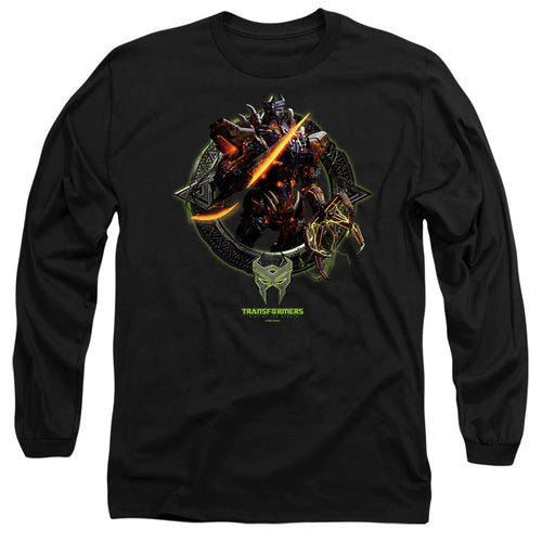 Transformers Scourge Circle Frame Long Sleeve T-Shirt