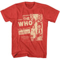 Pontiac Stadium The Who t-shirt in red heather