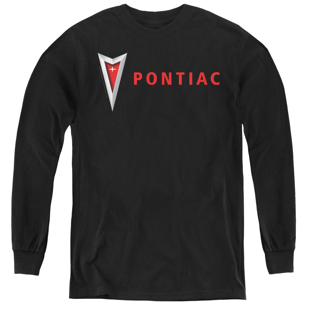 Pontiac Modern Arrowhead Youth Long Sleeve T-Shirt
