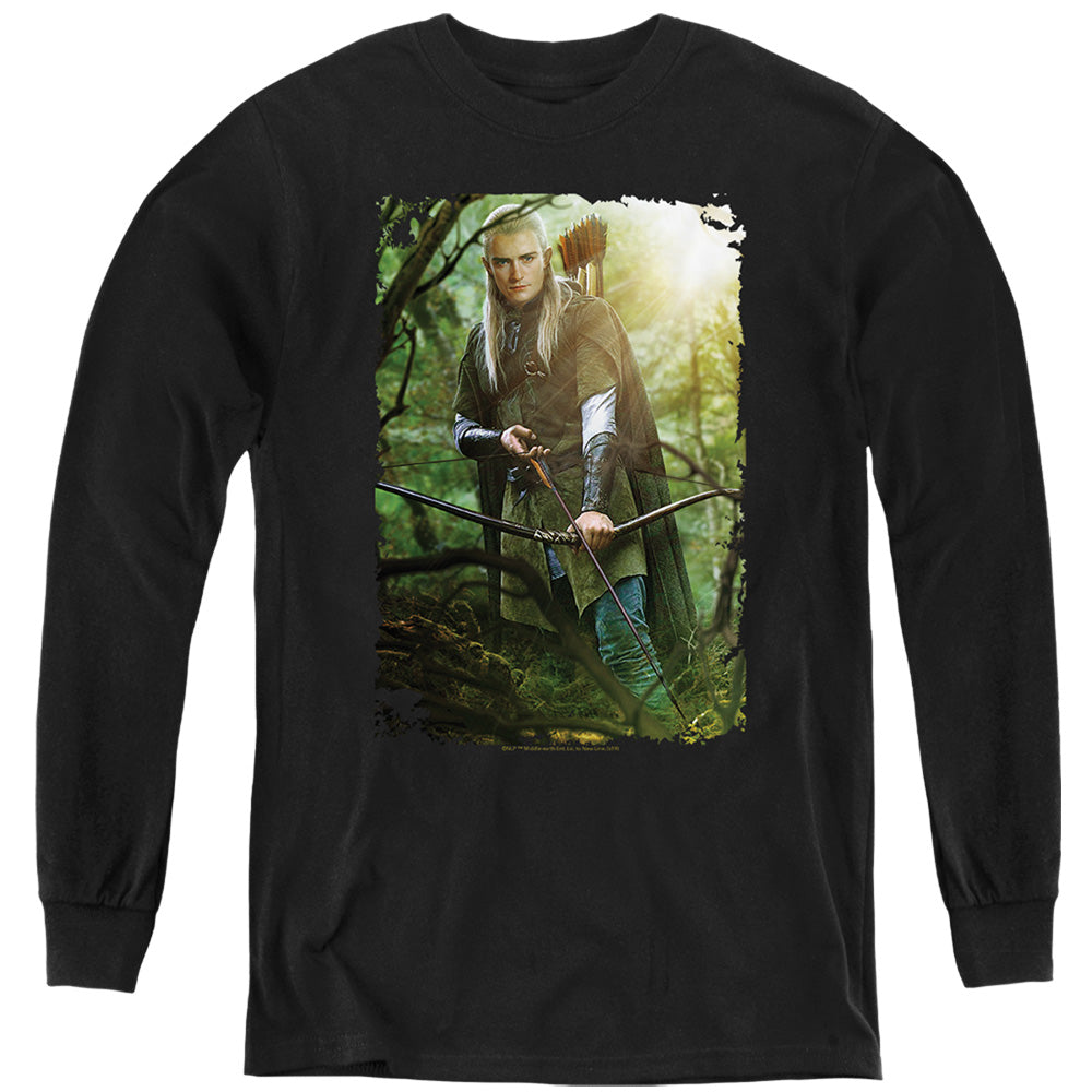 Lord of the Rings Legolas in the Forest Youth Long Sleeve T-Shirt