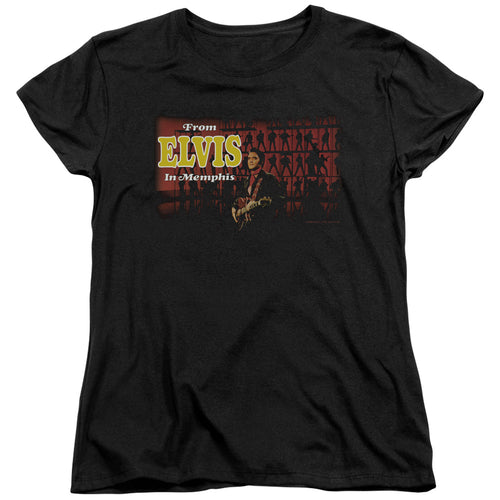 Elvis Presley From Elvis In Memphis Womens T-Shirt