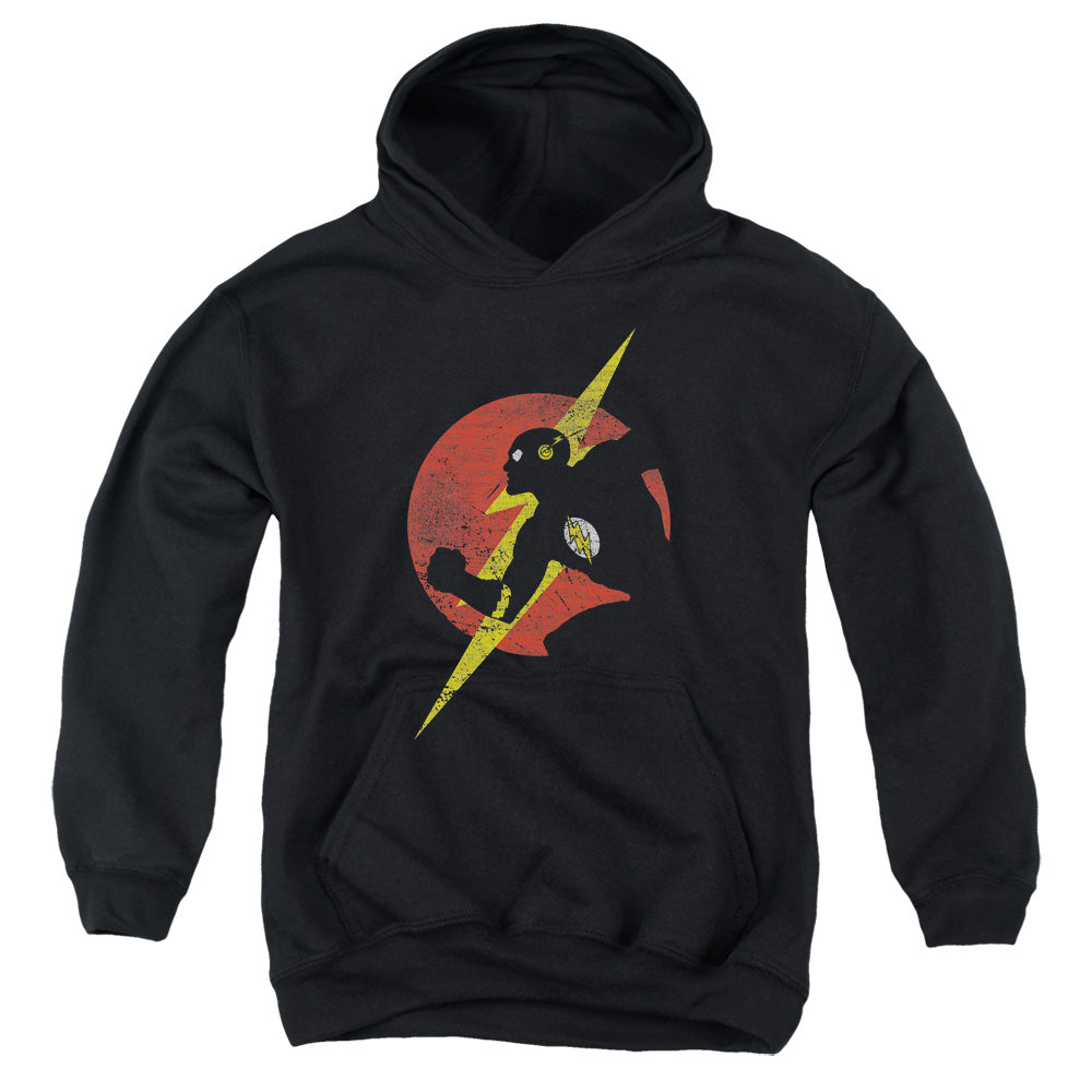 Justice League Flash Symbol Knockout Youth Hoodie