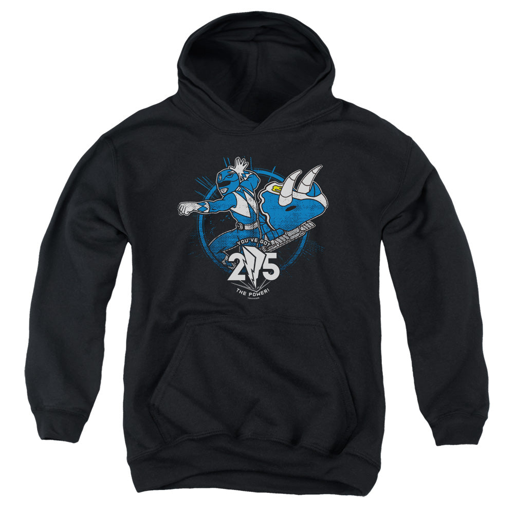 Mighty Morphin Power Rangers Blue 25 Youth Hoodie