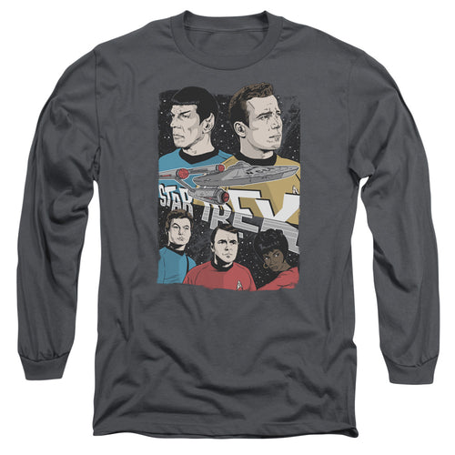 Star Trek Illustrated Crew Long Sleeve T-Shirt