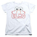 Sesame Street Elmo Letters Womens T-Shirt