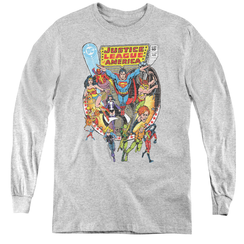 Justice League Team Up Youth Long Sleeve T-Shirt