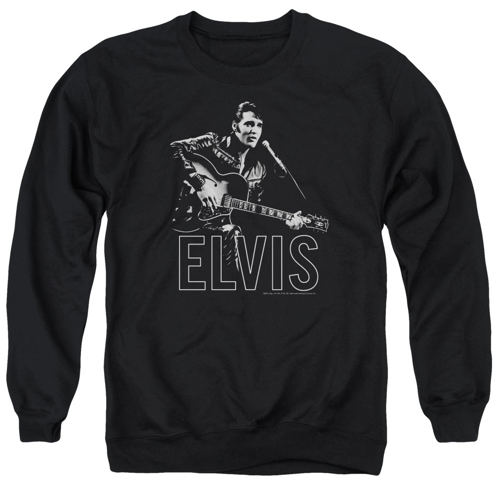 Elvis Presley Guitar In Hand Crewneck Sweatshirt