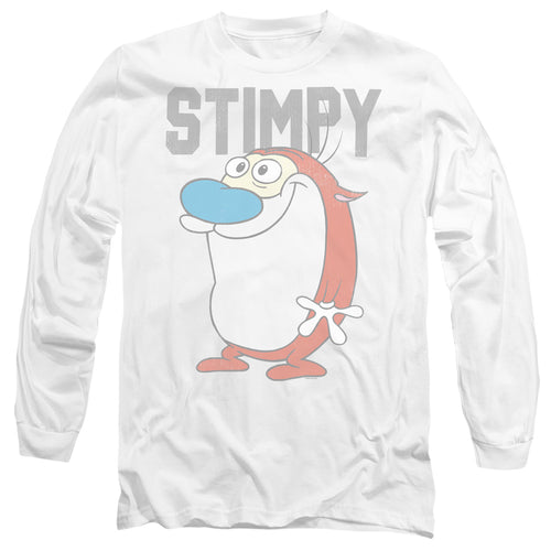 Ren and Stimpy Collegiate Stimpy Long Sleeve T-Shirt