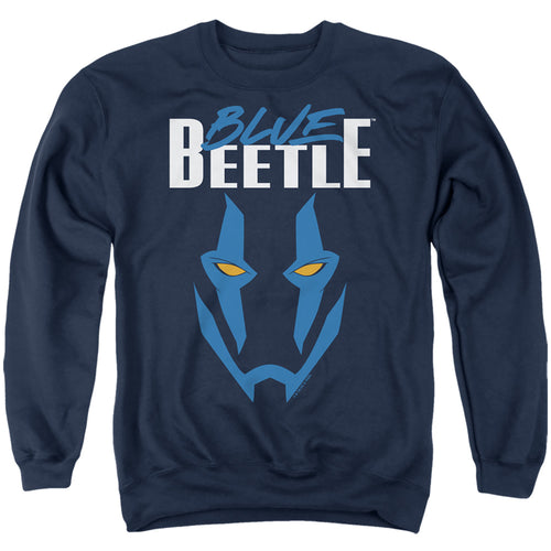 Blue Beetle Mask Crewneck Sweatshirt