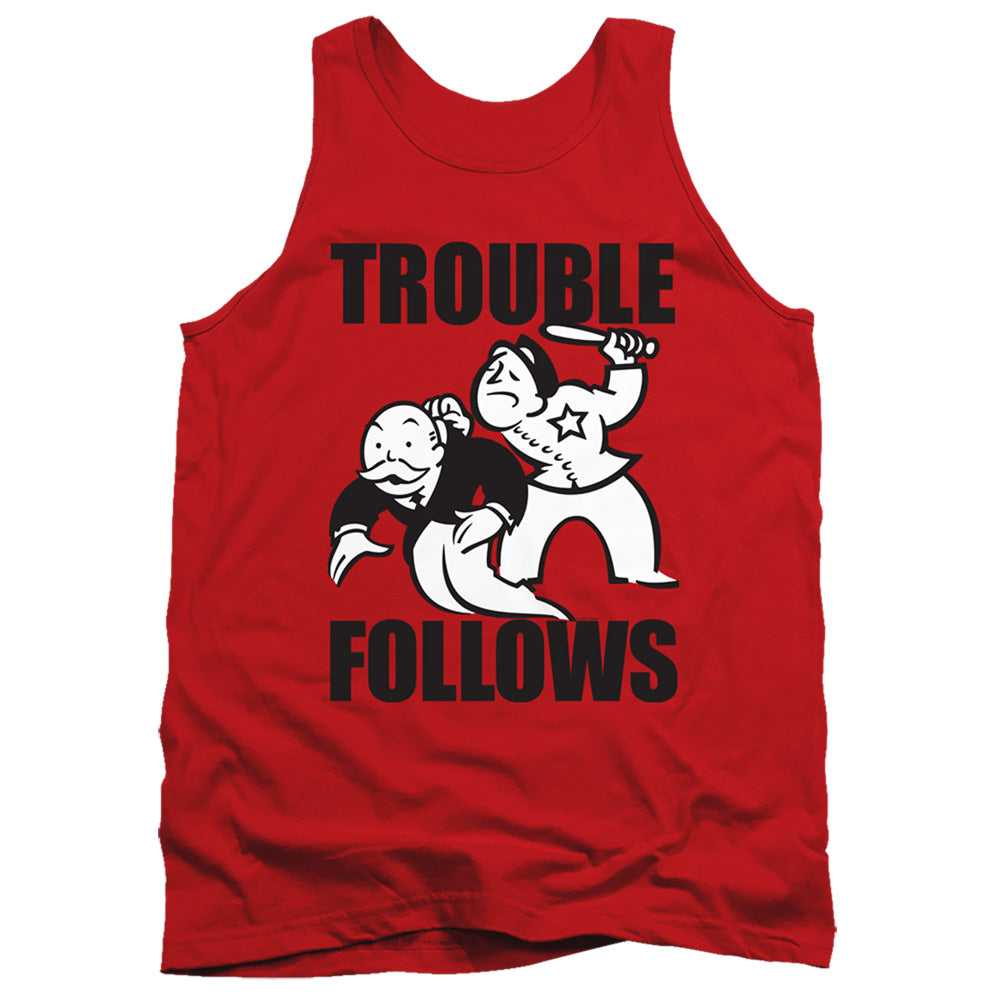 Monopoly Trouble Follows Evergreen Tank Top