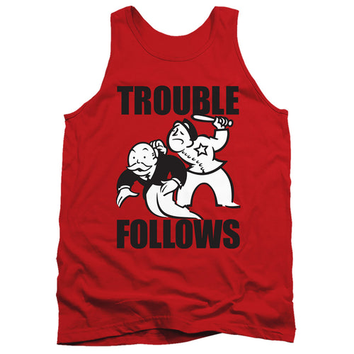 Monopoly Trouble Follows Evergreen Tank Top