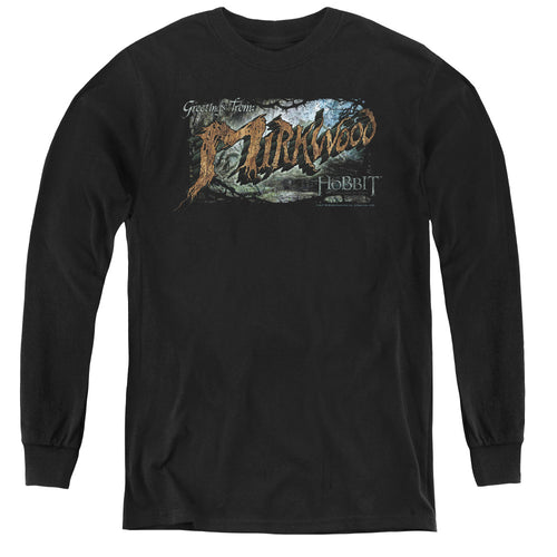 The Hobbit Greetings From Mirkwood Youth Long Sleeve T-Shirt
