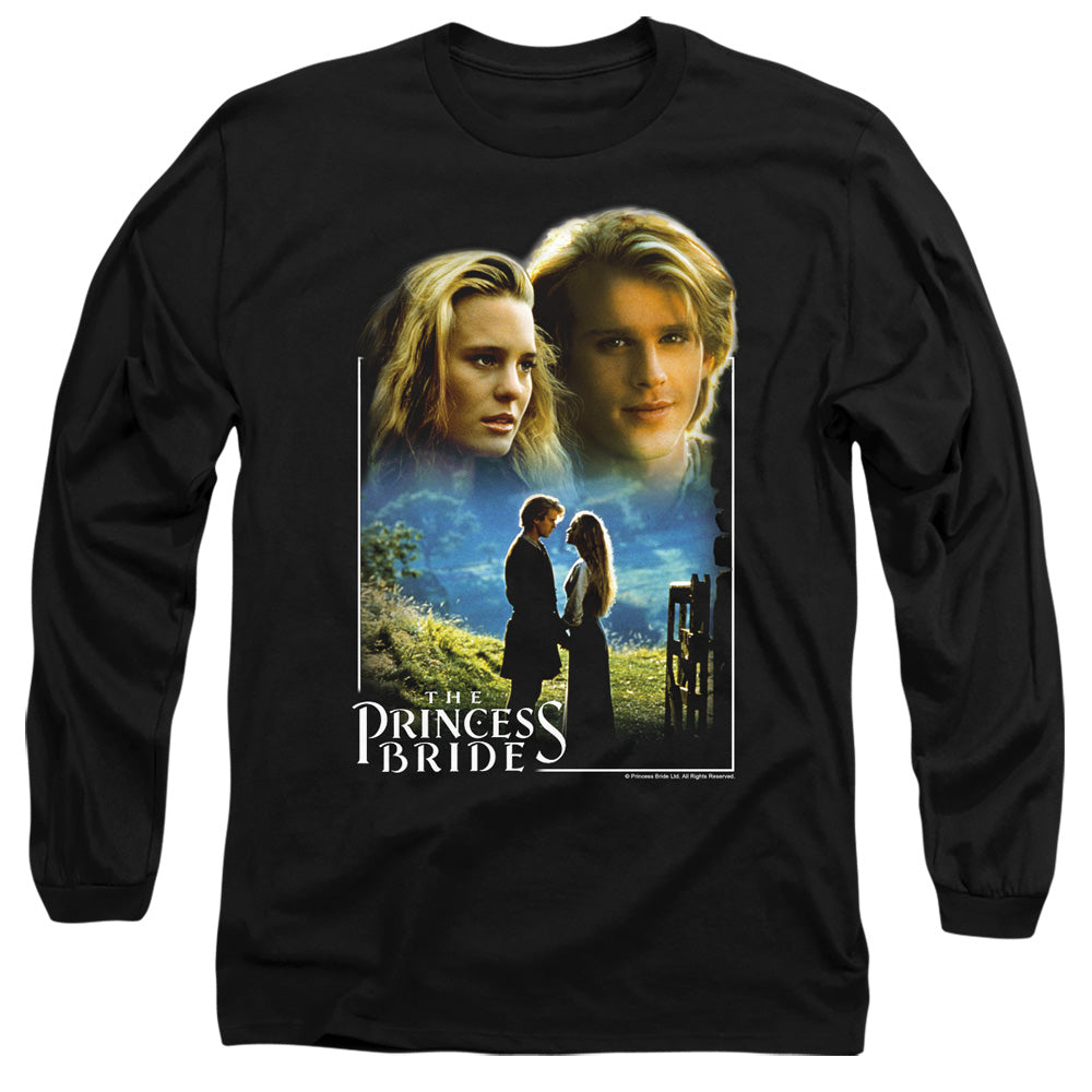 The Princess Bride Buttercup & Westley Black Long Sleeve T-Shirt