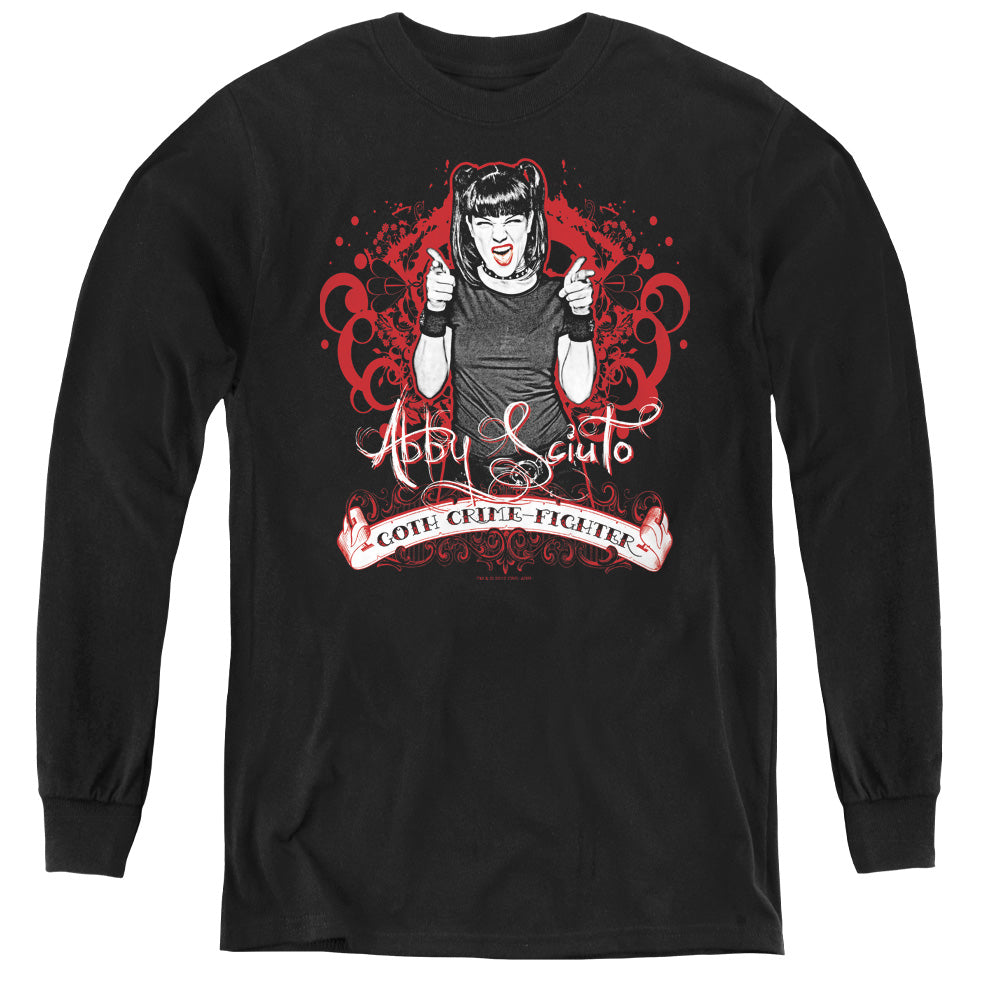 NCIS Goth Crime Fighter Youth Long Sleeve T-Shirt