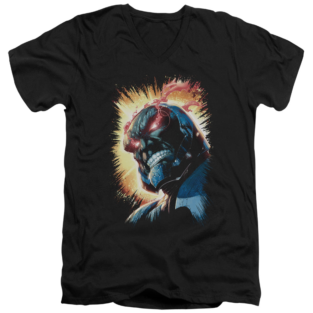 Justice League Darkseid Is V-Neck T-Shirt
