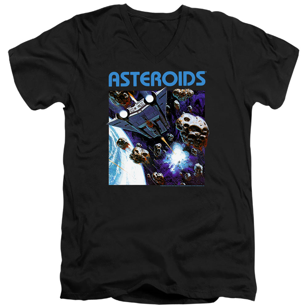 Atari 2600 Asteroids V-Neck T-Shirt