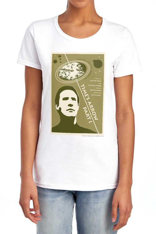 Star Trek Time's Arrow Part I Womens T-Shirt