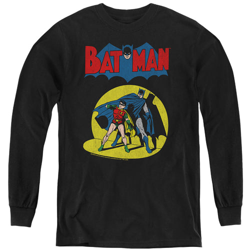 Batman Batman And Robin Spotlight Youth Long Sleeve T-Shirt