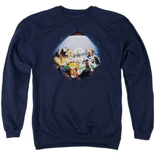Garfield Playing With The Big Dogs Crewneck Sweatshirt