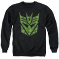 Transformers ST. Patrick's Day Decepticon Shamrock Crewneck Sweatshirt