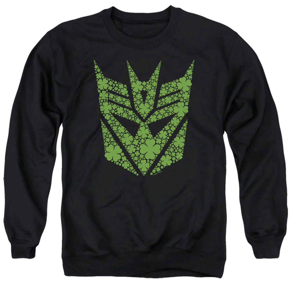 Transformers ST. Patrick's Day Decepticon Shamrock Crewneck Sweatshirt