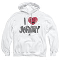 Johnny Bravo I Heart Johnny Pullover Hoodie