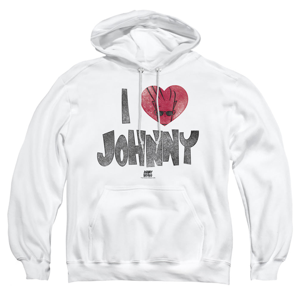 Johnny Bravo I Heart Johnny Pullover Hoodie
