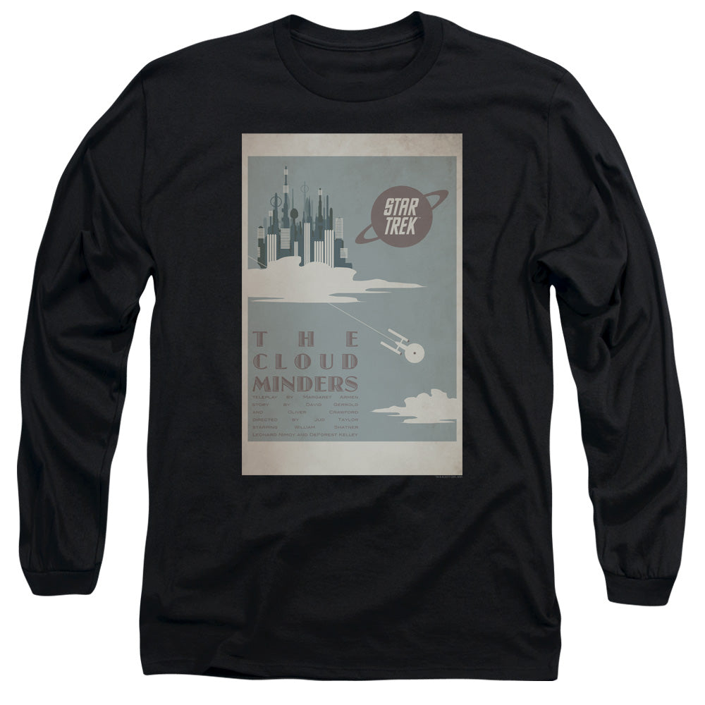 Star Trek Juan Ortiz The Cloud Minders Black Long Sleeve T-Shirt