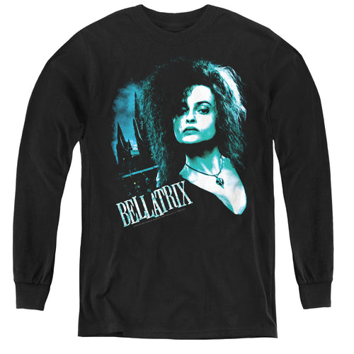 Harry Potter Bellatrix Closeup Youth Long Sleeve T-Shirt